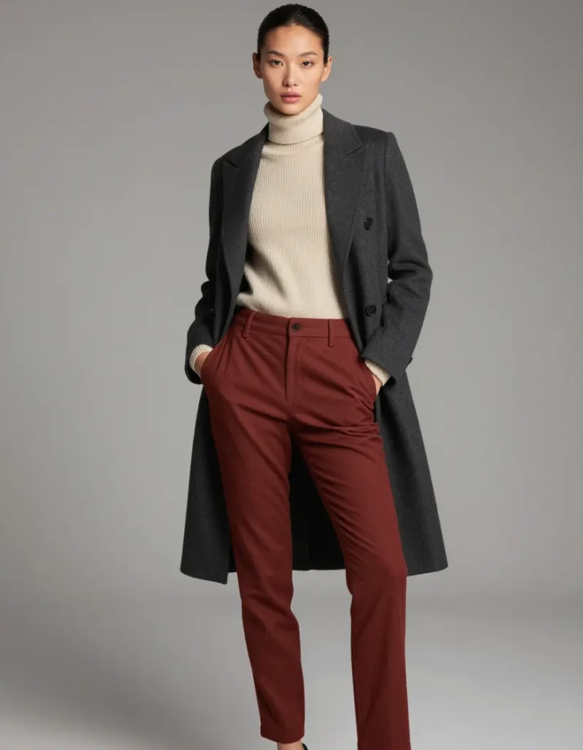 An outfit in the Winter Solstice Feast palette